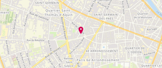 Plan de Anne Fontaine, 81 Rue des Saints-Pères, 75006 Paris