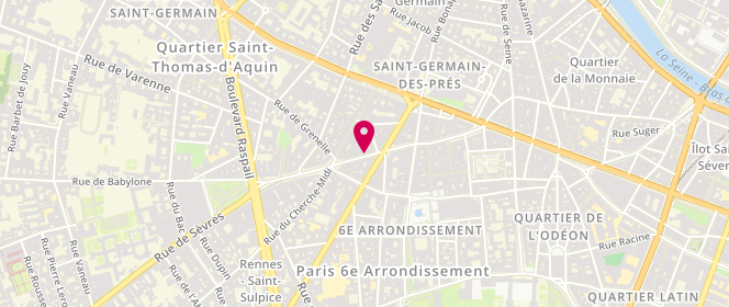 Plan de KUJTEN, 42 Rue du Four, 75006 Paris
