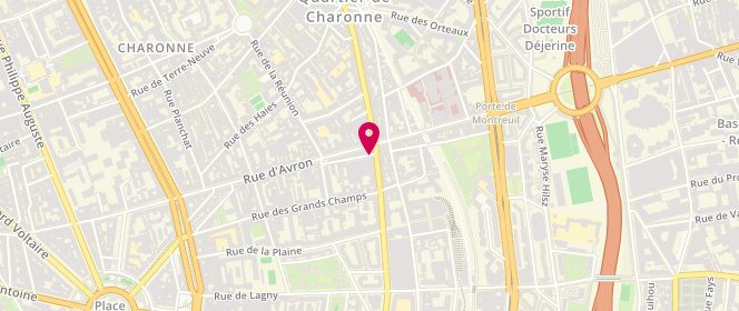Plan de In Loc, 63 Rue des Pyrénées, 75020 Paris