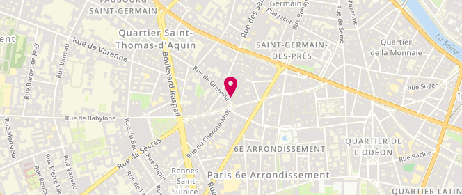 Plan de P.A.R.O.S.H, 4 Rue de Grenelle, 75006 Paris