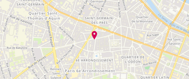 Plan de Max Mara, Rue du Four 37, 75006 Paris