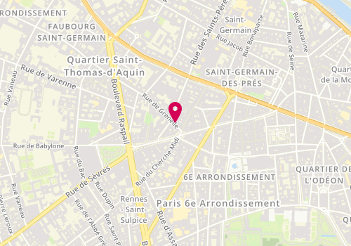 Plan de Pompom, 8 Rue de Grenelle, 75006 Paris