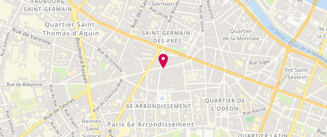 Plan de Petit Bateau, 33 Rue du Four, 75006 Paris