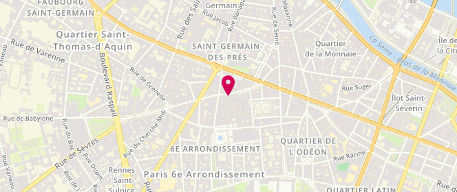 Plan de Kookaï, 3 Rue des Canettes, 75006 Paris