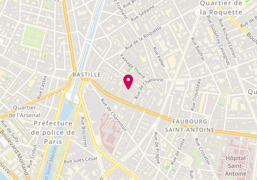 Plan de Mister K Fighting Kit, 5 Rue de Charonne, 75011 Paris