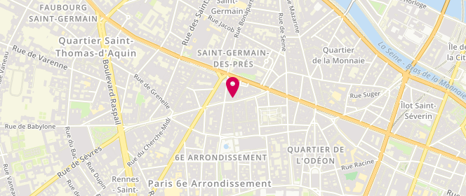 Plan de Calzedonia, 20 Rue du Four, 75006 Paris