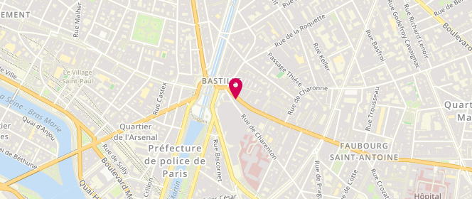 Plan de Foot Locker, 12 Rue du Faubourg Saint-Antoine, 75012 Paris