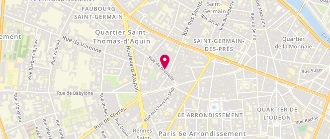 Plan de Céline, 16 Rue de Grenelle, 75007 Paris