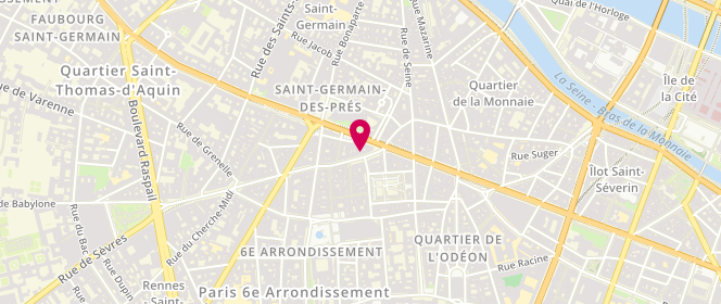 Plan de Georges Darmon, 8 Rue du Four, 75006 Paris