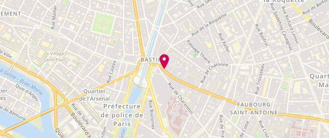 Plan de Etam Lingerie, 9/11 Rue du Faubourg Saint-Antoine, 75011 Paris