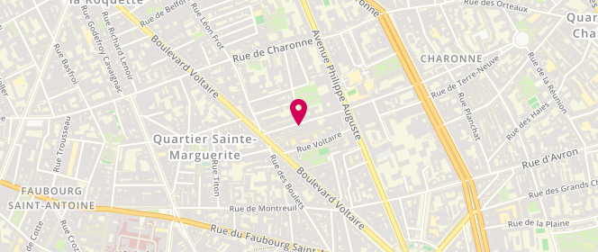 Plan de Estampille Ouest, 14 Rue Alexandre Dumas, 75011 Paris