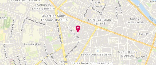 Plan de Boutique Scapa, 71 Rue des Saints-Pères, 75006 Paris