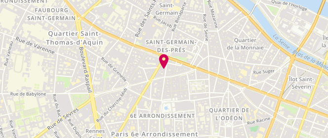 Plan de Happy Socks, 56 Rue Bonaparte, 75006 Paris