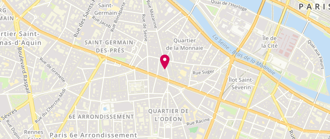 Plan de Biella, 14 Rue de l'Ancienne Comédie, 75006 Paris