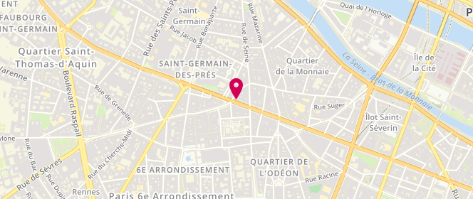Plan de Emma & Juju, 158 boulevard Saint Germain, 75006 Paris