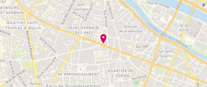Plan de Caroll, 156 Boulevard Saint-Germain, 75006 Paris