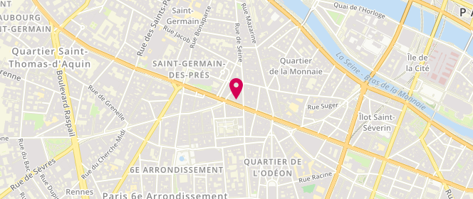 Plan de Pini Parma Saint-Germain Paris, 154 Boulevard Saint-Germain, 75006 Paris