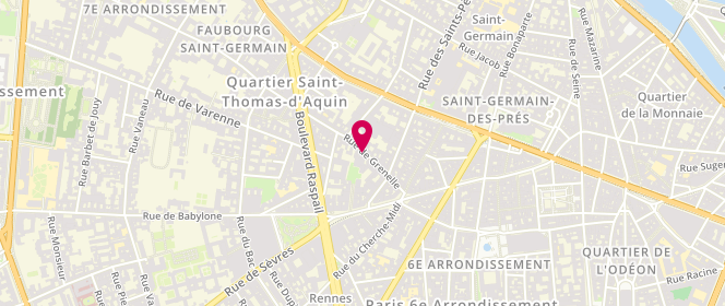 Plan de Liliming, 17 Rue de Grenelle, 75007 Paris