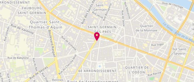 Plan de Devernois, 43 Rue de Rennes, 75006 Paris