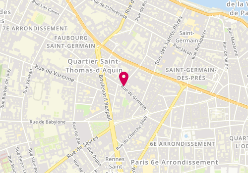 Plan de Paul Smith, 32 Rue de Grenelle, 75007 Paris