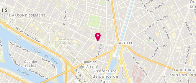 Plan de Claudie Pierlot, 22 Rue Saint-Antoine, 75004 Paris