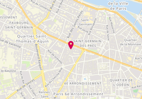 Plan de Officine Générale, 6 Rue du Dragon, 75006 Paris