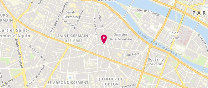 Plan de Héroïnes Saint Germain, 4 Rue de Buci, 75006 Paris