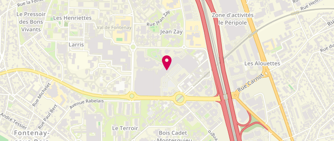 Plan de Armand Thierry, Centre Commercial Val de Fontenay avenue du Maréchal Joffre, 94120 Fontenay-sous-Bois
