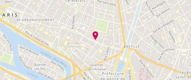 Plan de Belair, 44 Rue Saint-Antoine, 75004 Paris