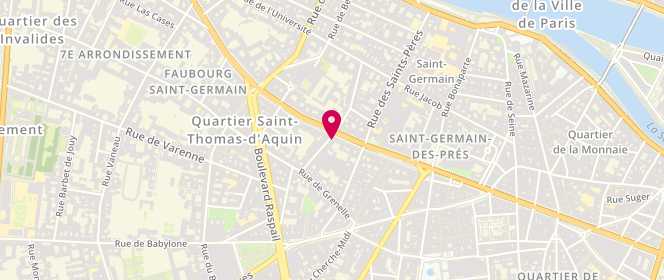 Plan de Daniel Crémieux, 185 Boulevard Saint-Germain, 75007 Paris