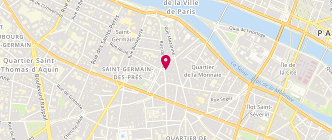 Plan de Majestic Filatures, 57 Rue de Seine, 75006 Paris
