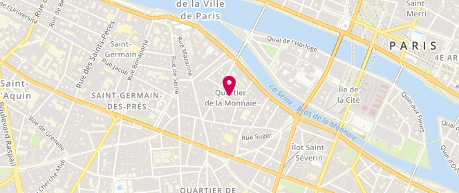 Plan de Chez Vidalenc, 6 Rue Christine, 75006 Paris