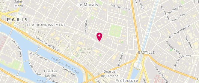 Plan de G.S.O, 68 Rue Saint Antoine, 75004 Paris