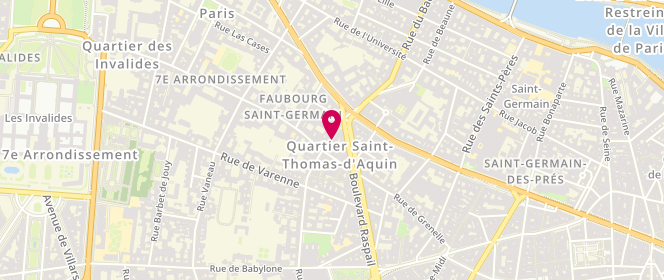 Plan de Allison, 65 Rue du Bac, 75007 Paris