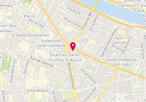 Plan de Pleats Please, 201 Boulevard Saint-Germain, 75007 Paris