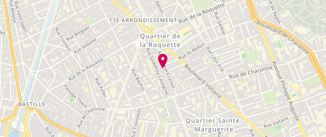 Plan de Jpsm, 25 Rue Richard Lenoir, 75011 Paris