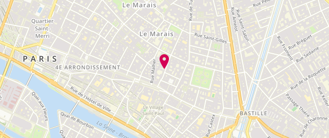 Plan de Soeur, 11 Rue de Sevigne, 75004 Paris