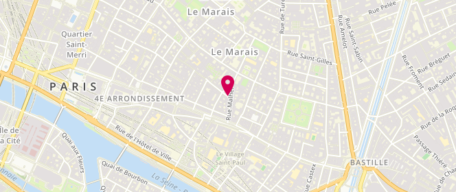 Plan de Belair, 2 Rue des Rosiers, 75004 Paris