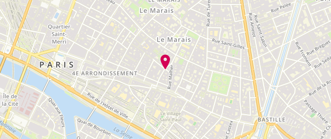 Plan de Etam, 3 Rue des Rosiers, 75004 Paris