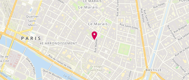 Plan de Tressé, 2 Bis Rue des Rosiers, 75004 Paris