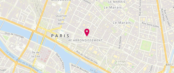 Plan de Unishop, 42 Rue de Rivoli, 75004 Paris