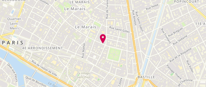 Plan de Petit Bateau, 6 Rue des Francs Bourgeois, 75003 Paris
