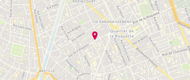Plan de Bobe Kai, 73 Rue de la Roquette, 75011 Paris