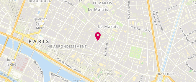 Plan de Maison Montagut, 5 Bis Rue des Rosiers, 75004 Paris
