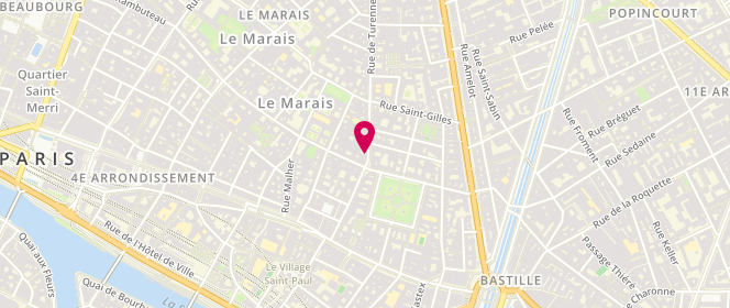 Plan de Effet J, 35 Rue de Turenne, 75003 Paris