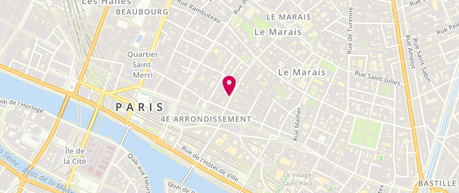 Plan de Chevignon, 21 Rue Vieille du Temple, 75004 Paris