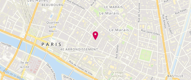 Plan de Agogogang, 6 Rue du Trésor, 75004 Paris