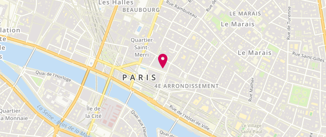 Plan de Caroll, 52 Rue de Rivoli, 75004 Paris