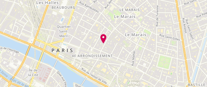 Plan de Noriem, 27 Rue Vieille du Temple, 75004 Paris