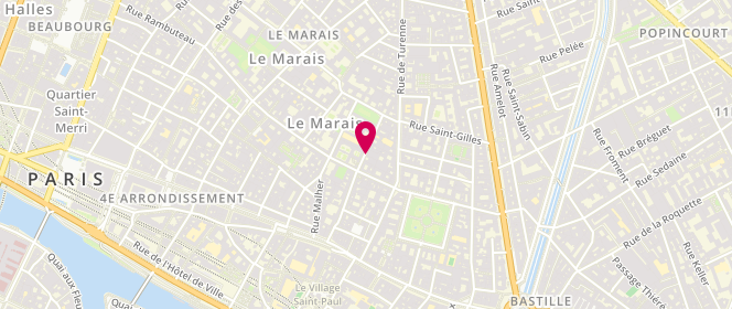 Plan de L'Eclaireur, 40 Rue Sévigné, 75003 Paris